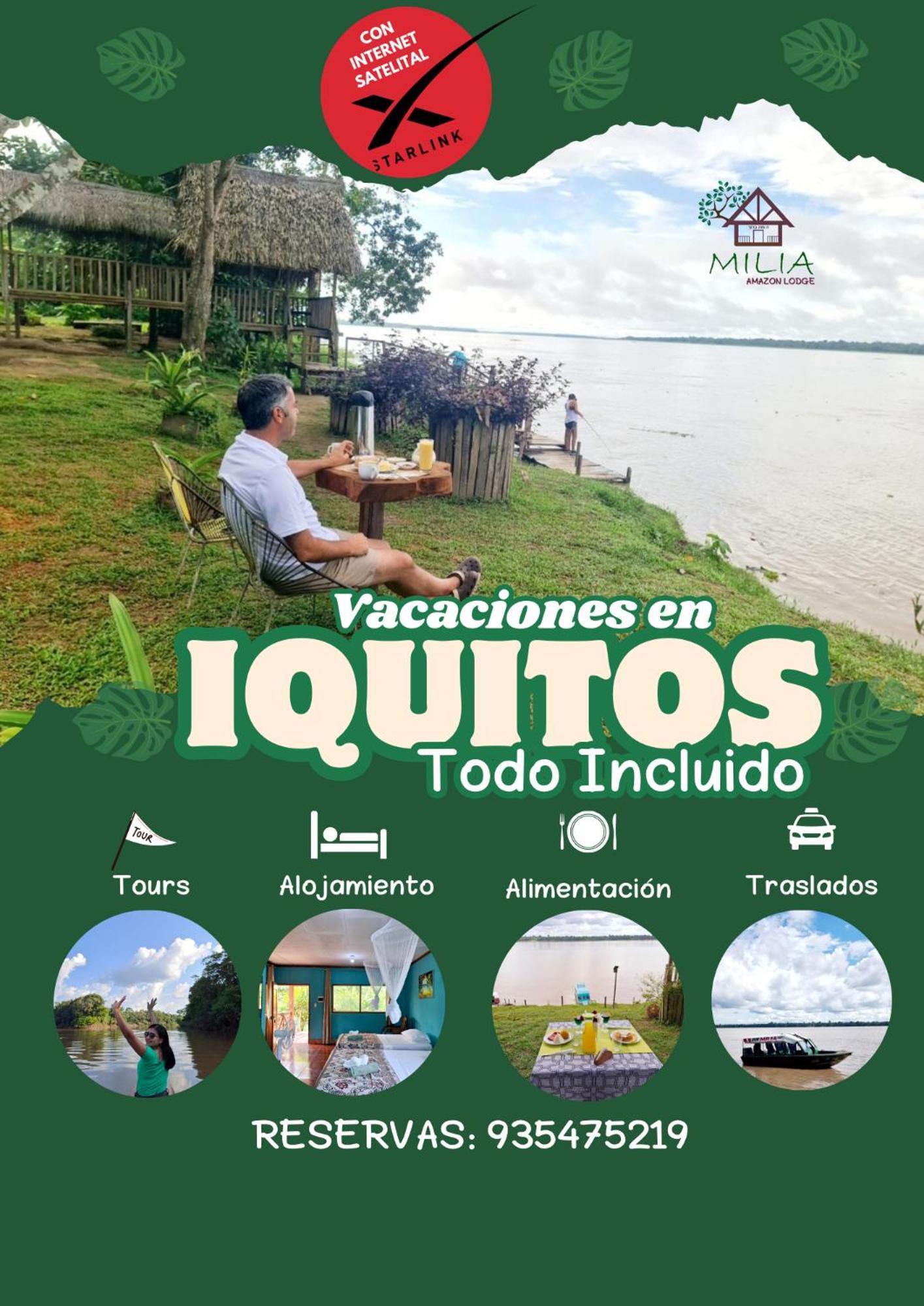 Milia Amazon Lodge Iquitos Exterior photo